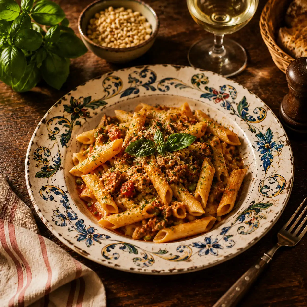 Penne Pastore chez Rarita