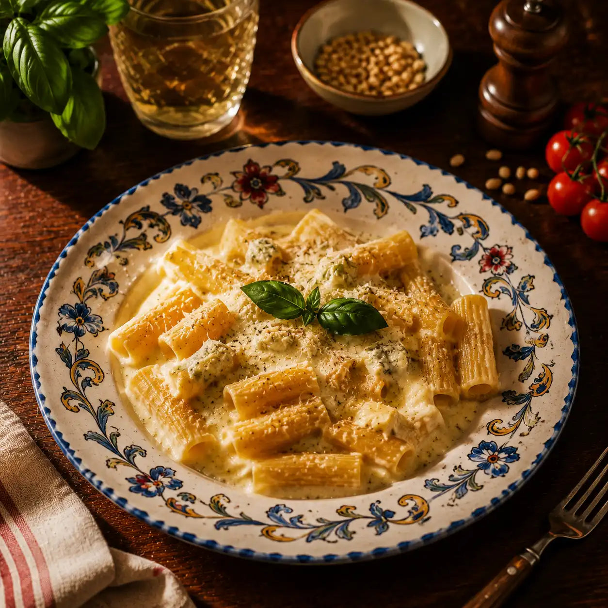 Rigatoni 4 Formaggi chez Rarita