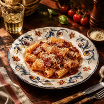 Rigatoni All'Amatrician chez Rarita
